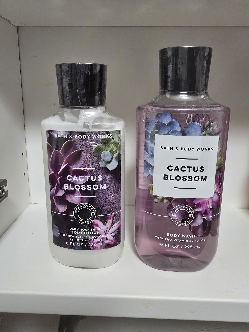 Bath & Body Works Cactus Blossom Body Wash & Lotion – Purple